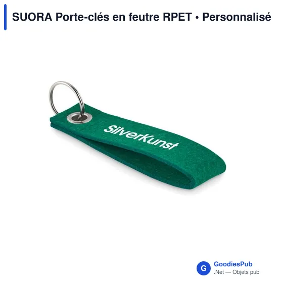 SUORA Porte-clés en feutre RPET - Image 7