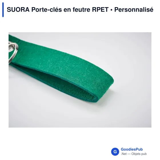 SUORA Porte-clés en feutre RPET - Image 9