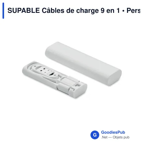 SUPABLE Câbles de charge 9 en 1