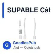 SUPABLE Câbles de charge 9 en 1 - Miniature 4
