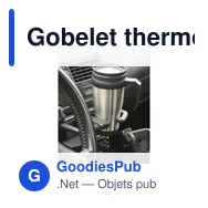 Gobelet thermos personnalisable SuperCup 400 ml avec logo - Miniature 2