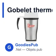 Gobelet thermos personnalisable SuperCup 400 ml avec logo - Miniature 4