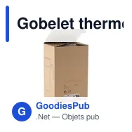 Gobelet thermos personnalisable SuperCup 400 ml avec logo - Miniature 6