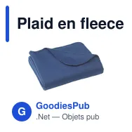 Plaid en fleece personnalisable SuperSoft RPET pour logo - Miniature 7