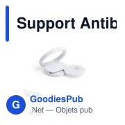 Support Antibactérien Personnalisable pour Smartphone avec Logo - Miniature 1