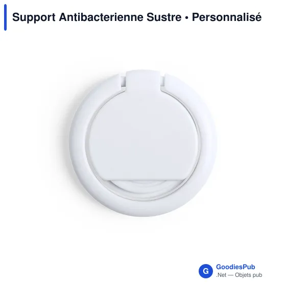 Support Antibactérien Personnalisable pour Smartphone avec Logo - Image 2