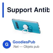 Support Antibactérien Personnalisable pour Smartphone avec Logo - Miniature 6