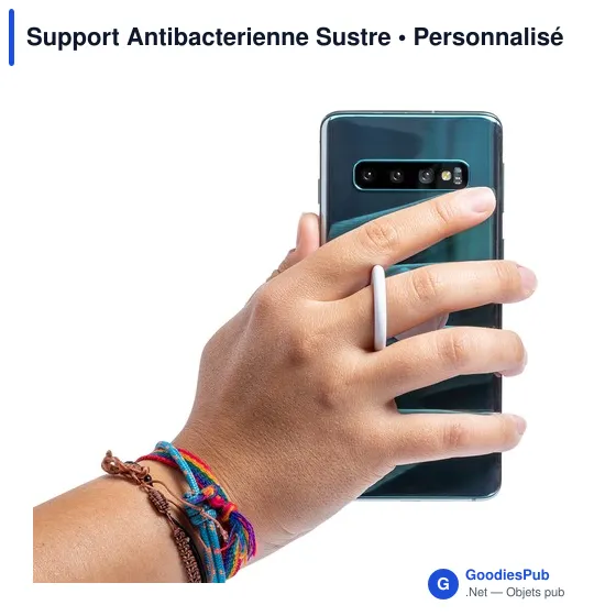 Support Antibactérien Personnalisable pour Smartphone avec Logo - Image 7