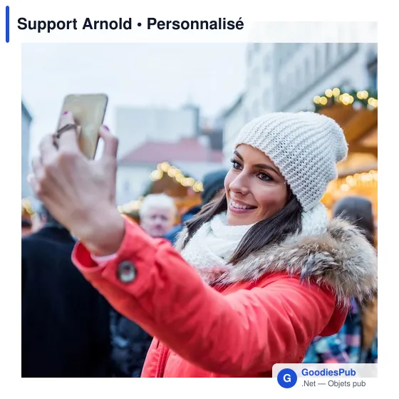 Support adhésif Arnold personnalisable avec logo entreprise - Image 4