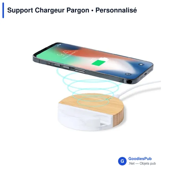 Support Chargeur Pargon personnalisable avec logo pour entreprise - Image 2