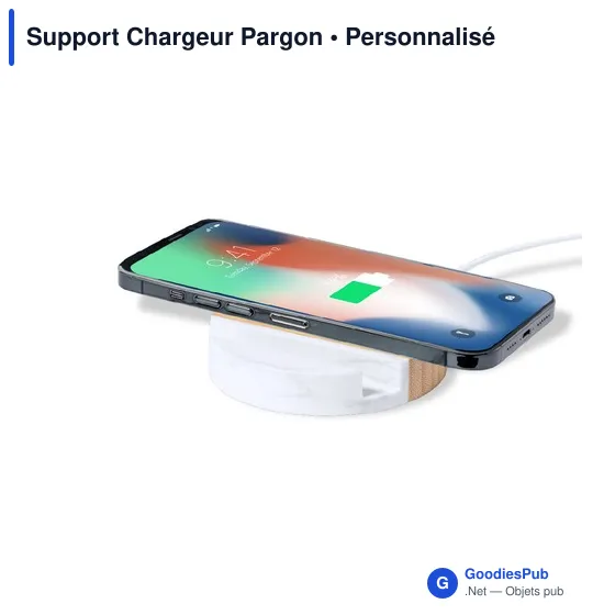 Support Chargeur Pargon personnalisable avec logo pour entreprise - Image 3