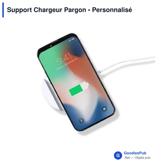 Support Chargeur Pargon personnalisable avec logo pour entreprise - Image 4