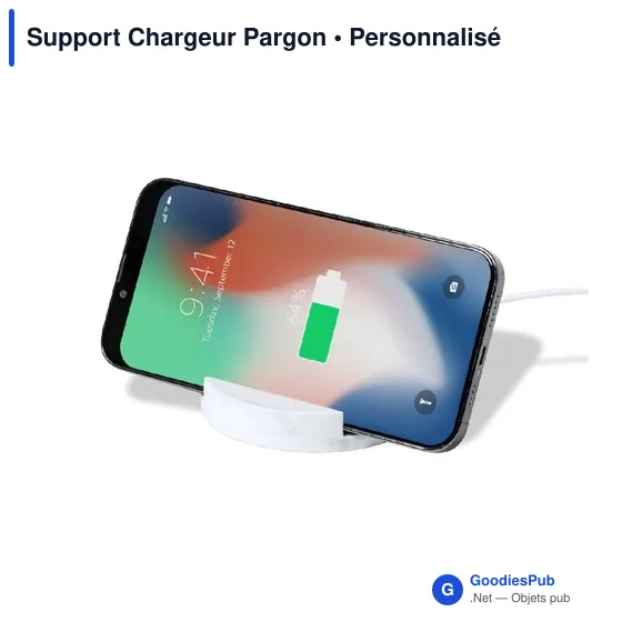 Support Chargeur Pargon personnalisable avec logo pour entreprise - Image 7