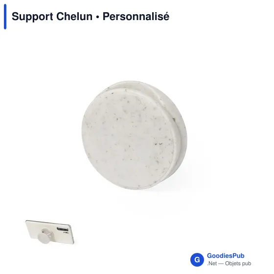 Support pliable personnalisable pour smartphone avec logo - Chelun - Image 1
