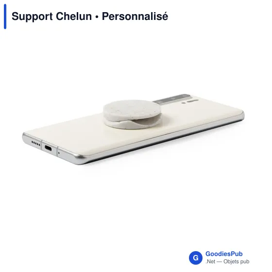 Support pliable personnalisable pour smartphone avec logo - Chelun - Image 4