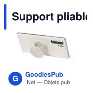 Support pliable personnalisable pour smartphone avec logo - Chelun - Miniature 8