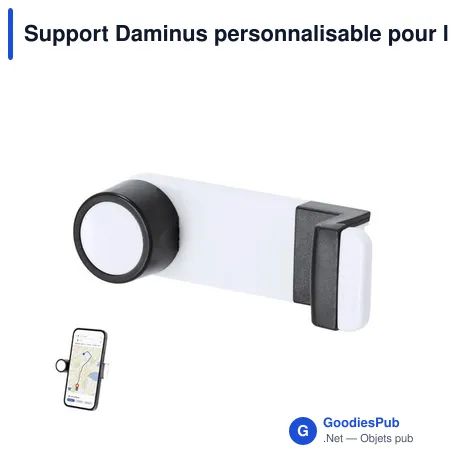 Support Daminus personnalisable pour logo entreprise - Porte-téléphone
