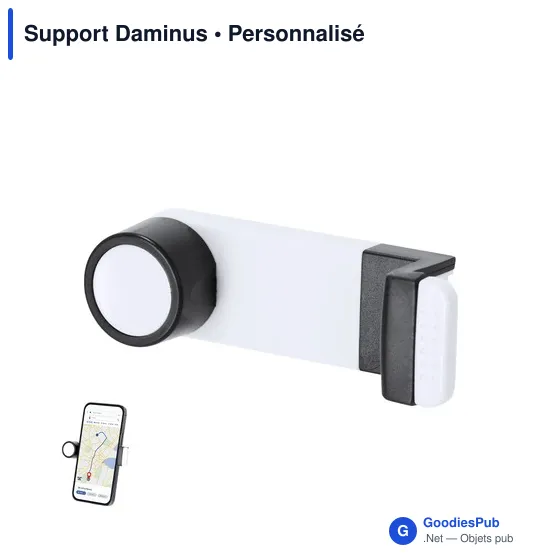 Support Daminus personnalisable pour logo entreprise - Porte-téléphone - Image 1