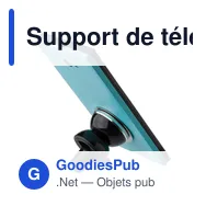 Support de téléphone de voiture personnalisable Sienna avec logo - Miniature 2