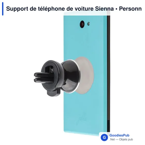 Support de téléphone de voiture personnalisable Sienna avec logo - Image 4