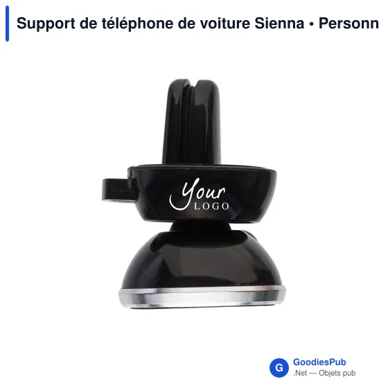 Support de téléphone de voiture personnalisable Sienna avec logo - Image 6