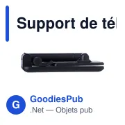 Support de téléphone personnalisable en ABS avec logo - Didi - Miniature 3