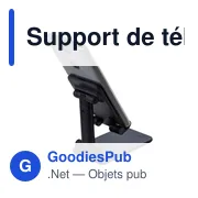 Support de téléphone personnalisable en ABS avec logo - Didi - Miniature 5
