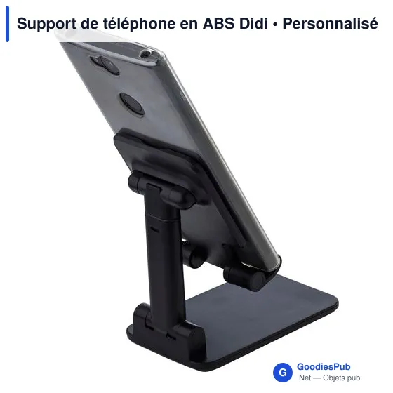 Support de téléphone personnalisable en ABS avec logo - Didi - Image 5