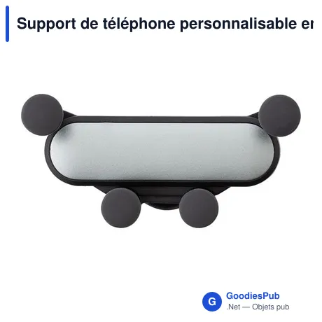 Support de téléphone personnalisable en ABS avec logo - Laura