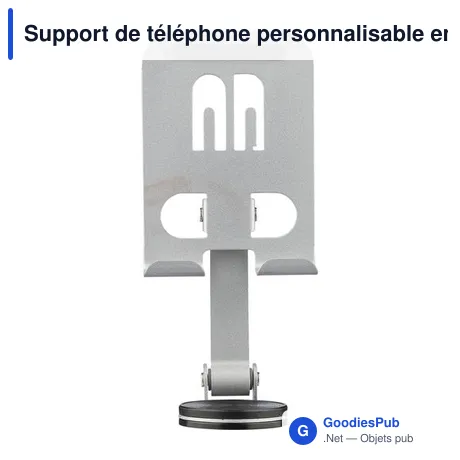 Support de téléphone personnalisable en alliage d'aluminium Aniekeavec logo