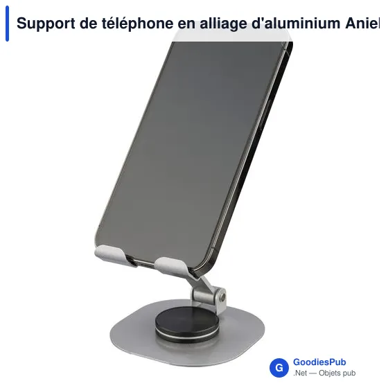 Support de téléphone en alliage d'aluminium Anieke - Image 2