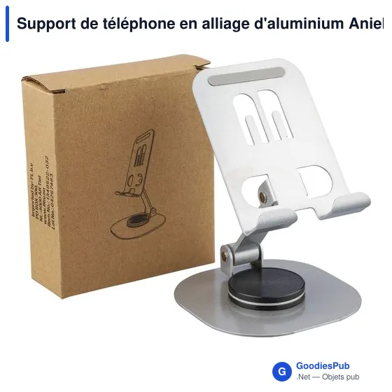 Support de téléphone en alliage d'aluminium Anieke - Image 11
