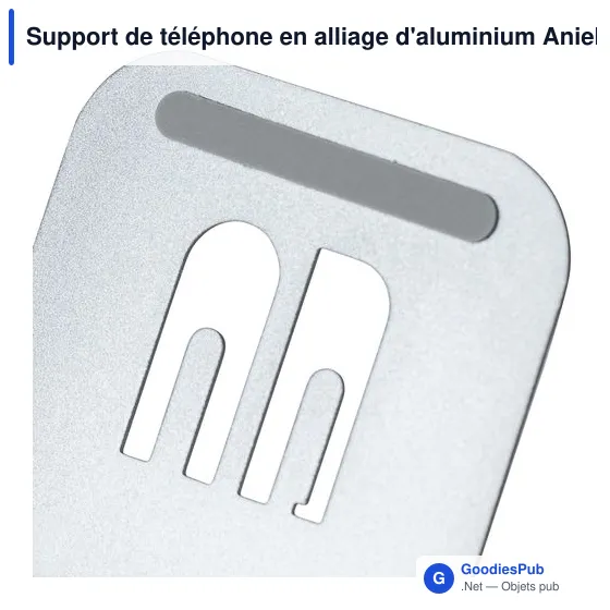 Support de téléphone en alliage d'aluminium Anieke - Image 12