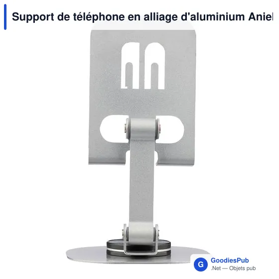 Support de téléphone en alliage d'aluminium Anieke - Image 5