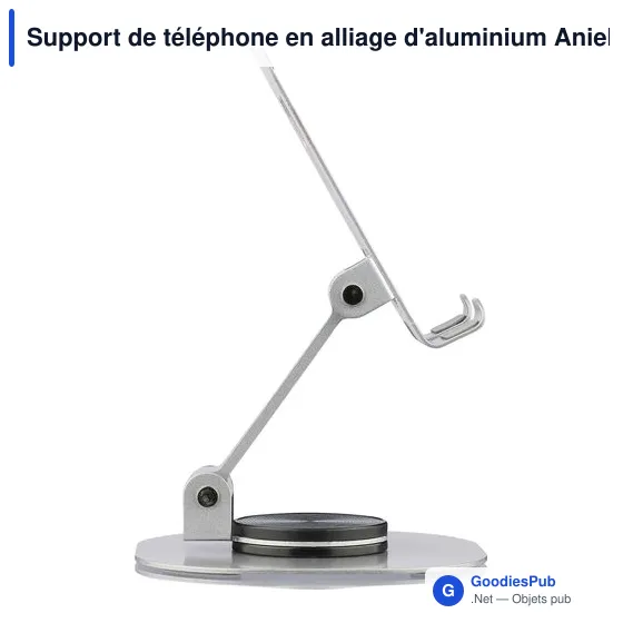 Support de téléphone en alliage d'aluminium Anieke - Image 6