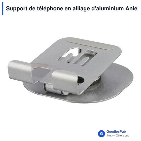 Support de téléphone en alliage d'aluminium Anieke - Image 10