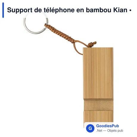 Support de téléphone en bambou Kian