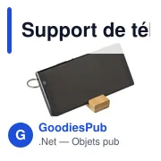 Support de téléphone en bambou Kian - Miniature 4