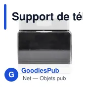 Support de téléphone en plastique personnalisable avec logo - Enrico - Miniature 1