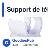Support de téléphone en plastique personnalisable avec logo - Enrico - Miniature 2