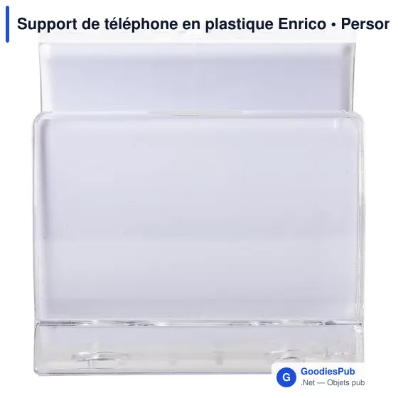 Support de téléphone en plastique personnalisable avec logo - Enrico - Image 5