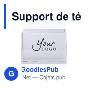 Support de téléphone en plastique personnalisable avec logo - Enrico - Miniature 6