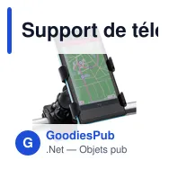 Support de téléphone personnalisable pour vélo avec logo - Miniature 4