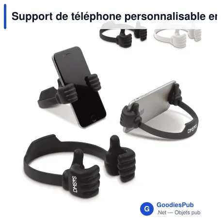 Support de téléphone personnalisable en forme de mains avec logo - Hands