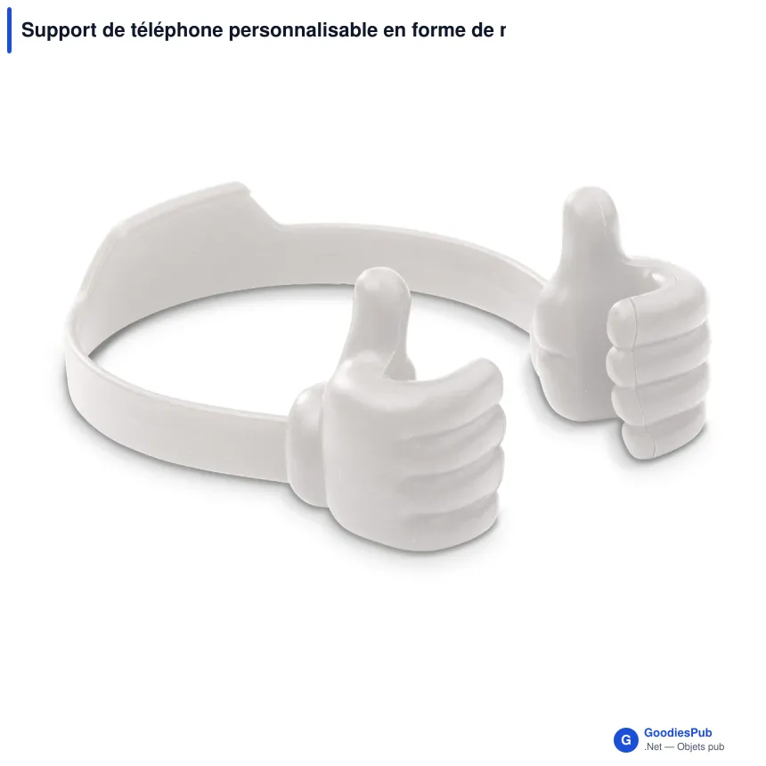 Support de téléphone personnalisable en forme de mains avec logo - Hands - Image 3