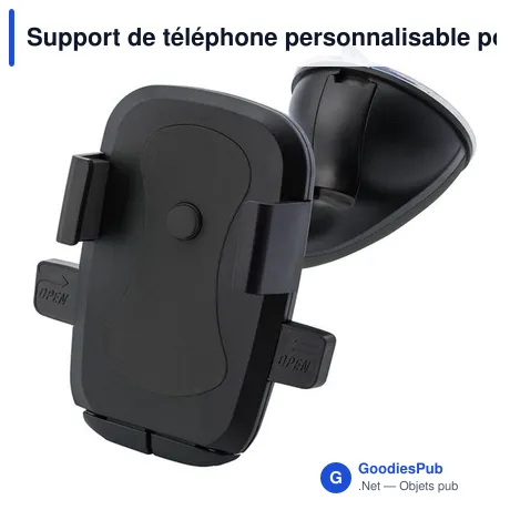 Support de téléphone personnalisable pour voiture avec logo