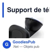 Support de téléphone personnalisable pour voiture avec logo - Miniature 6