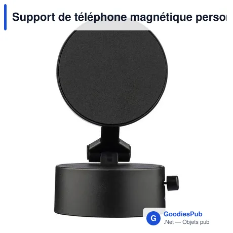 Support de téléphone magnétique personnalisable MagSafe - Nadiaavec logo