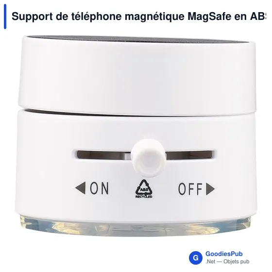 Support de téléphone magnétique MagSafe en ABS recyclé Nadia - Image 1