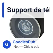 Support de téléphone magnétique MagSafe en ABS recyclé Nadia - Miniature 11
